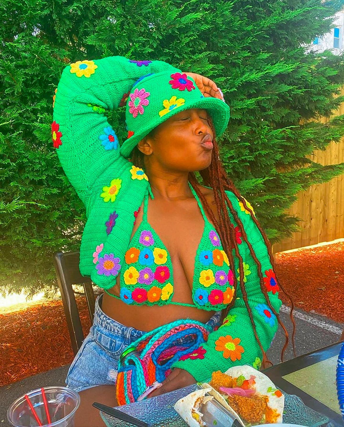 GREEN LADY GARDEN CARDIGAN