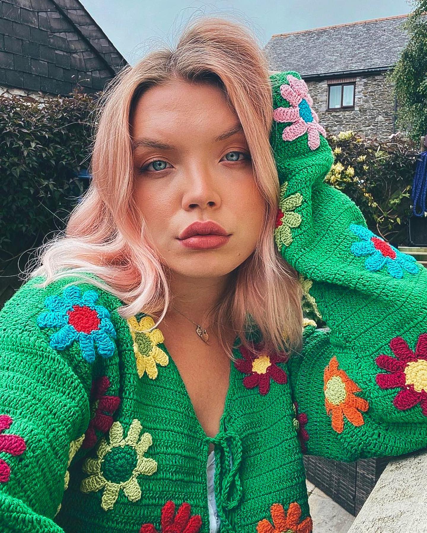 GREEN LADY GARDEN CARDIGAN