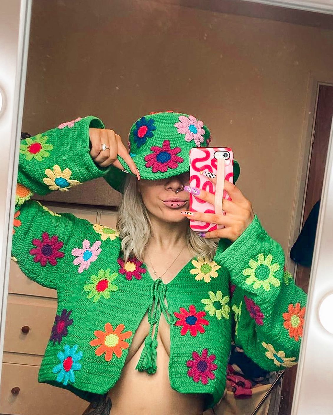 GREEN LADY GARDEN CARDIGAN