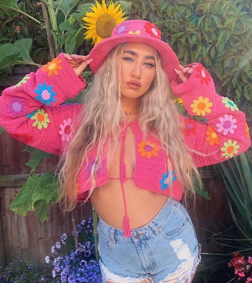 PINK LADY GARDEN CARDIGAN