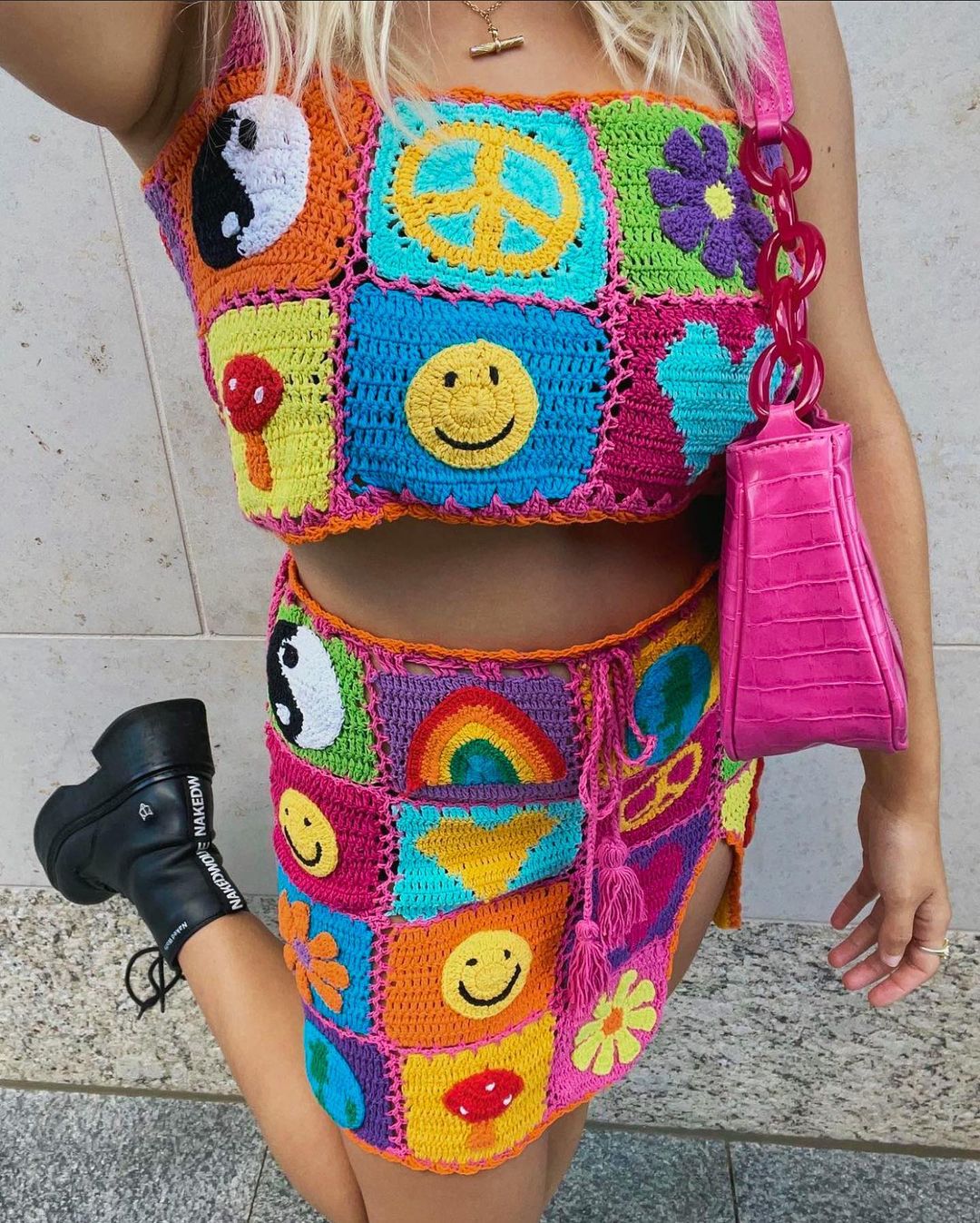 MOLLY PATCHWORK SKIRT