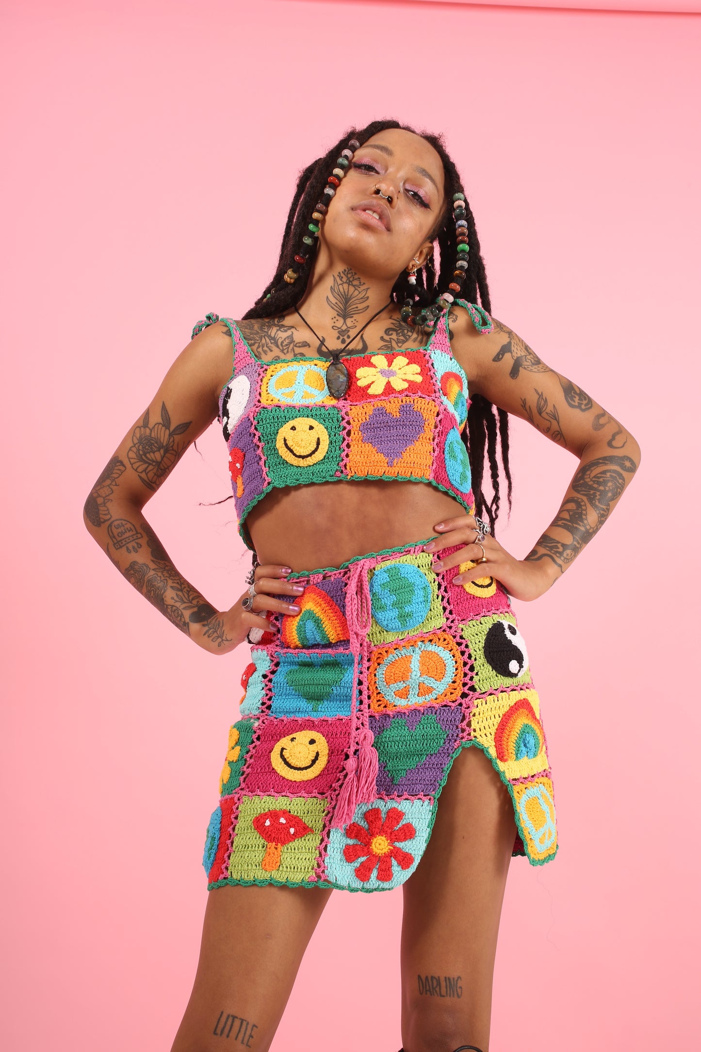 MOLLY PATCHWORK CROP TOP