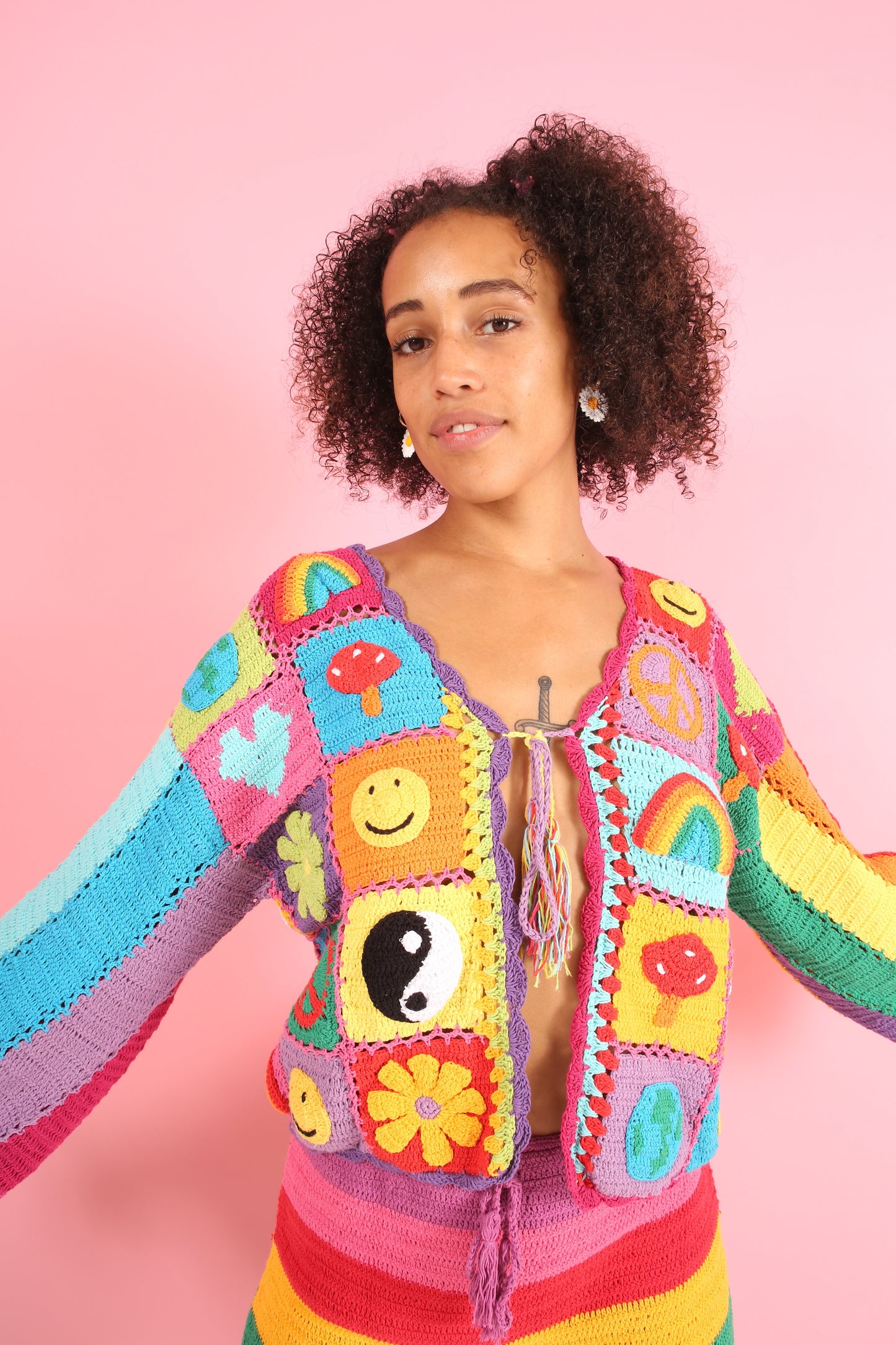 MOLLY PATCHWORK CARDIGAN