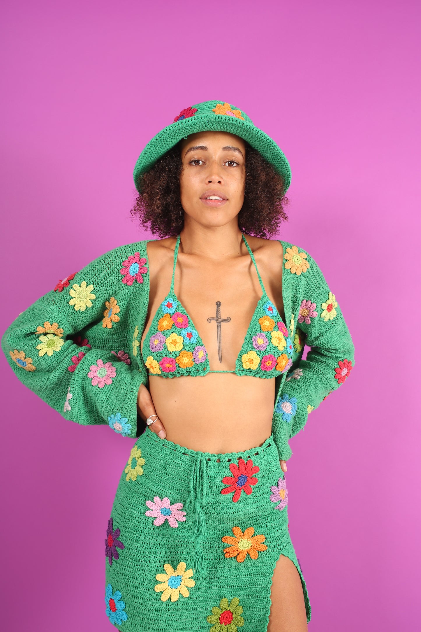 GREEN LADY GARDEN BRA