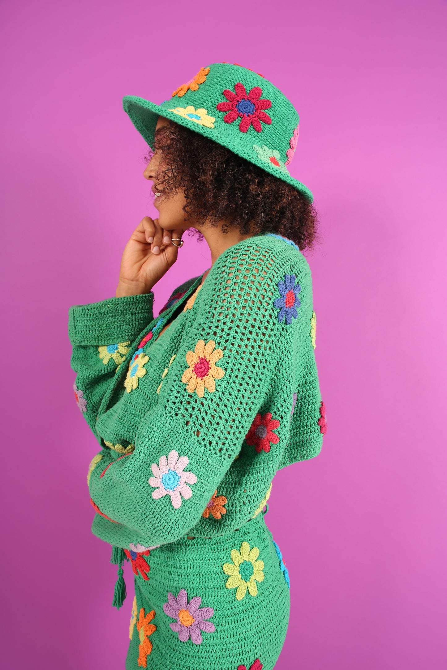 GREEN LADY GARDEN CARDIGAN