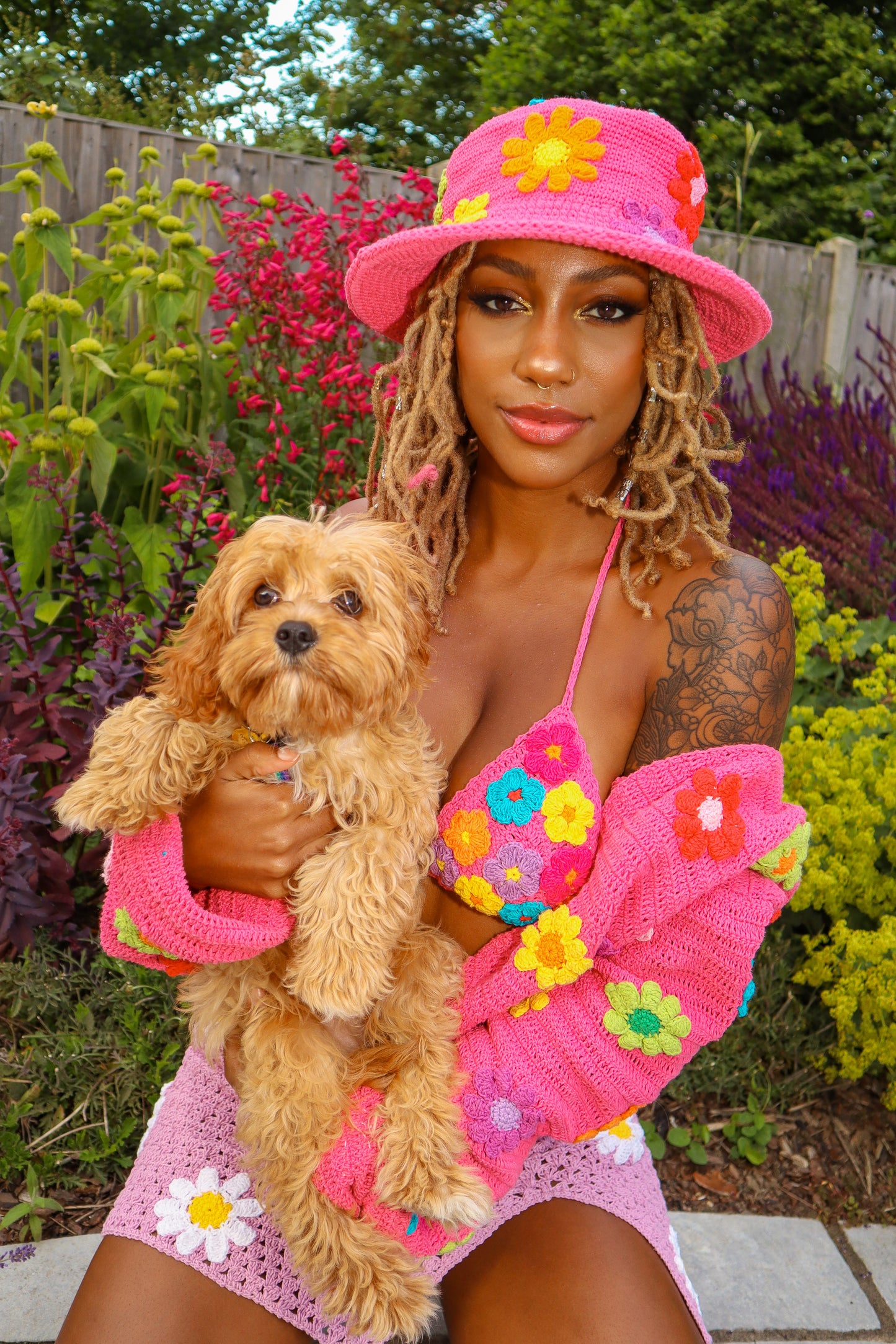 PINK LADY GARDEN CARDIGAN