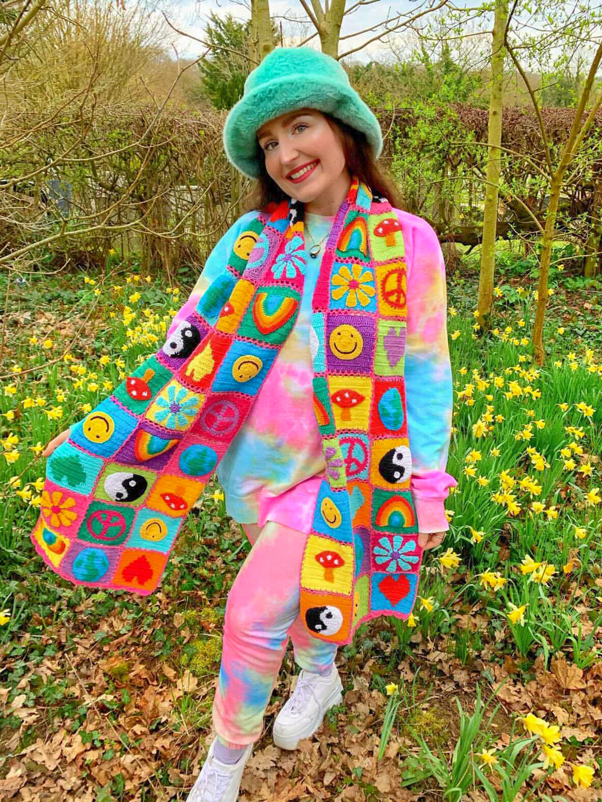 MOLLY PATCHWORK SCARF