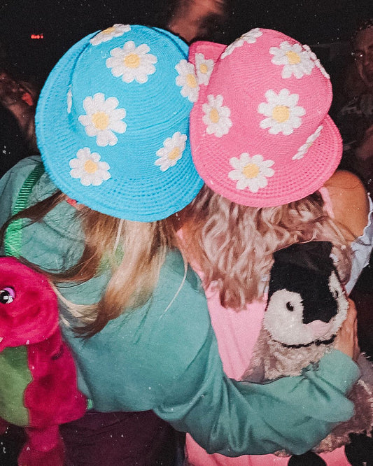 PINK DAISY HAT