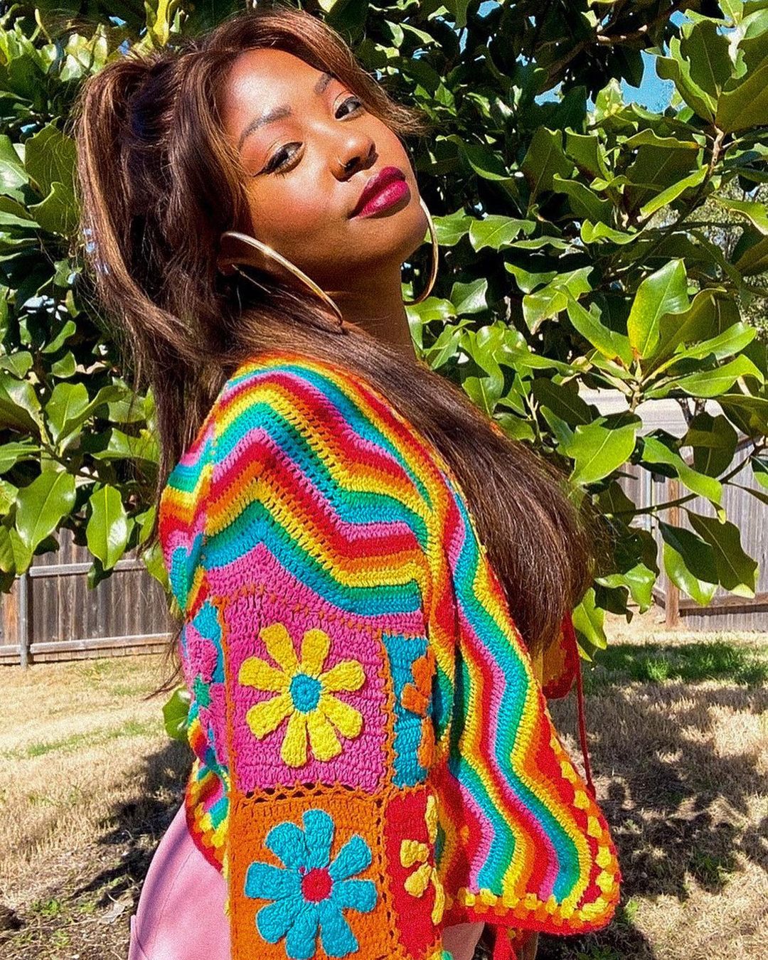 Rainbow Cardigan Knitting Pattern Chunky Colorful Cardigan Cardigan Sweaters Knitted Rainbow Cardigan Women Handmade Rainbow