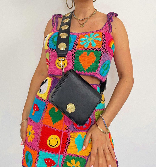 MOLLY PATCHWORK CROP TOP