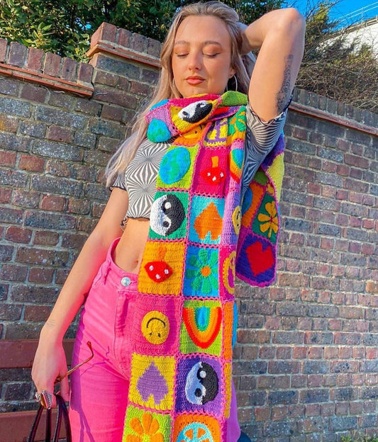 MOLLY PATCHWORK SCARF