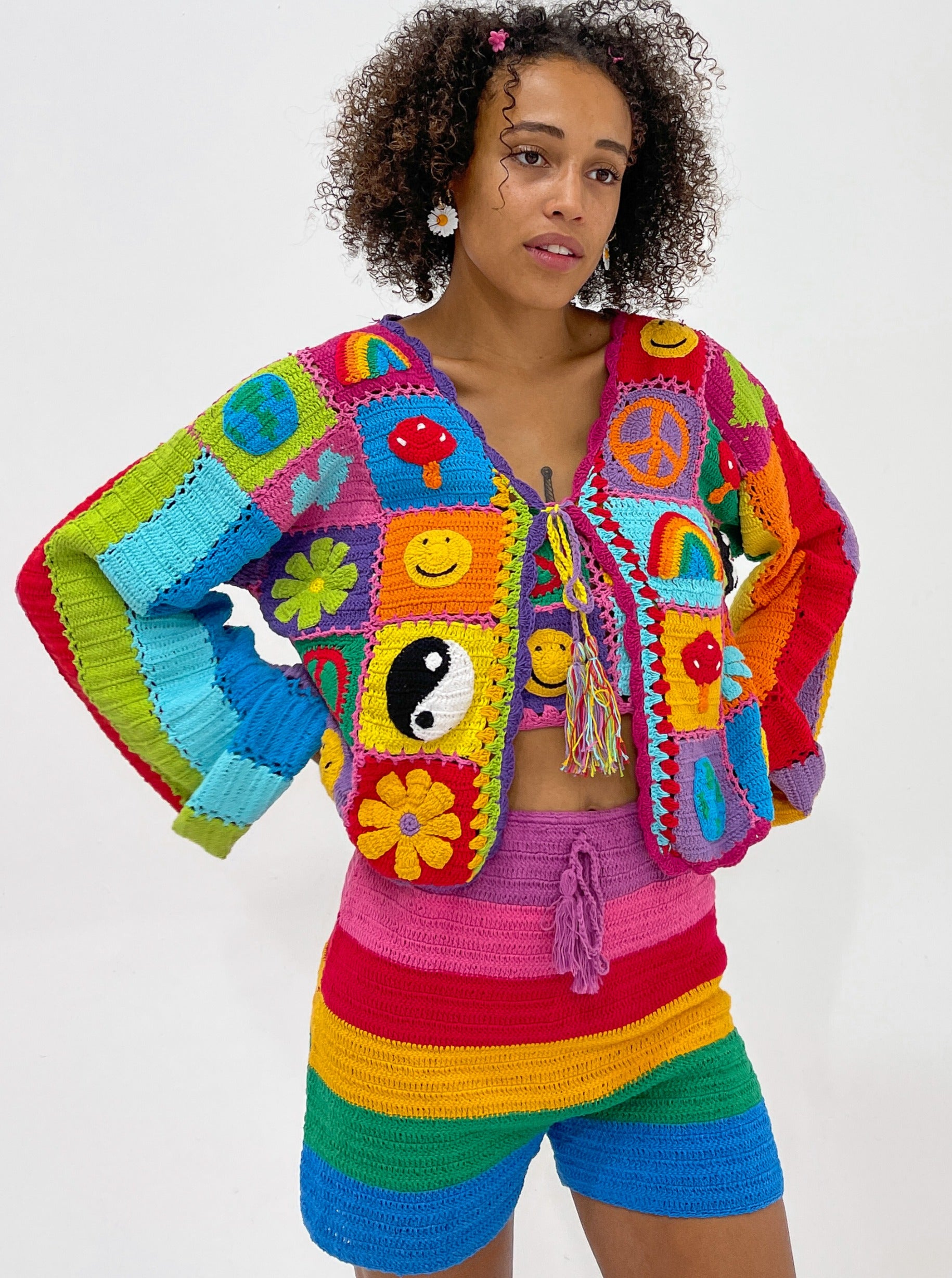 Cardigan patchwork 2025