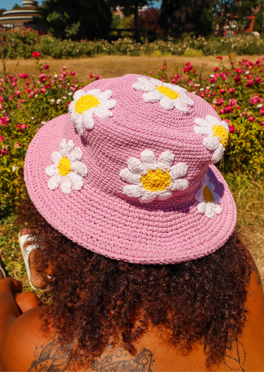 LILAC DAISY HAT
